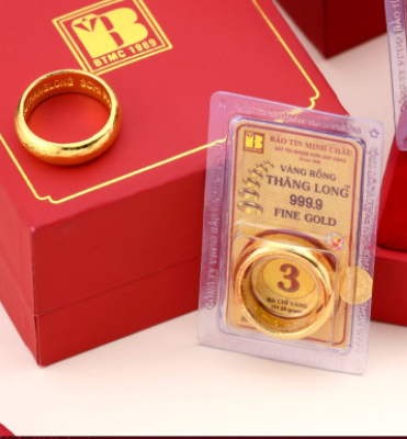 Nhẫn trơn 1 cây mạ vàng 24k in số 9999 xi cao cấp siêu bền màu | Lazada.vn